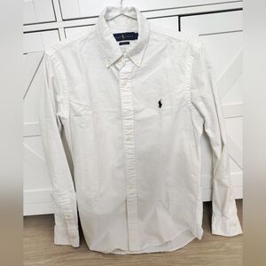 Polo by Ralph Lauren Men's Classic White Button-Down Shirt